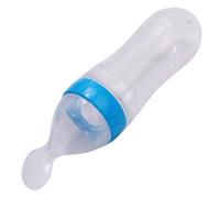 Bouteille D'alimentation En Silicone Pour Bébé Nouveau Design Avec Cuillère, Supplément Alimentaire, Bouteille De Céréales Pour Bébé, Presser La Cuillère De Gel De Silice 90ml