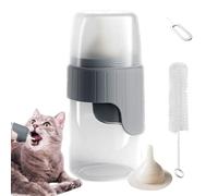 Bouteille d'allaitement de Chaton - Bouteille infirmière en Silicone Douce, Alimentaire Compressible Pet Care Essential | Dispensateur d'alimentation Portable de 150 ML avec trayon remplaçable, idéal