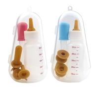 Bouteille d'allaitement pour chiot, mangeoire en silicone pour animaux de compagnie, seringue réutilisable pour animal de compagnie, distributeur de lait pour chiot, seringue d'alimentation pour