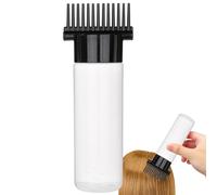 Bouteille d'applicateur d'huile de cheveux 180 ml de bouteille de peigne racine avec échelle claire et 13 prises d'huile