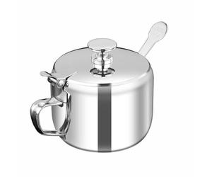 Bouteille d'assaisonnement - Pot de rangement avec cuillère, récipient d'assaisonnement avec couvercle en acier inoxydable | pour la préparation des repas, la restauration, le camion, le restaurant