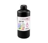 Bouteille de 1000 ML à l'encre LED Universelle Compatible avec DX4 DX5 DX6 Tête d'impression Compatible avec L800 L805 R1390 R1400 R1410 4800 7800 9800 imprimantes(1000ml- Hard UV - LM)