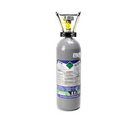 Bouteille de 2 kg de gaz carbonique / Bouteille de CO2 de 2 kg / Bouteille réutilisable remplie d'acide carbonique (CO2) / Qualité alimentaire selon E290 / Certifié TÜV / Importation