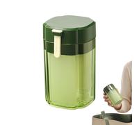 Bouteille de avec distributeur 4 en 1 4 en 1 portable étanche 50 ml | Boîte à shampoing avec brosse à dents pour les vacances, les voyages d'affaires, l'avion, la croisière, le train, le camping