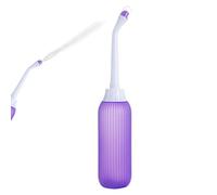Bouteille de bidet de camping - Pulvérisateur d'hygiène féminine - Vaporisateur doux pour la peau - Sans odeur - Équipement de nettoyage anti-fuite - Design compact et léger pour la randonnée