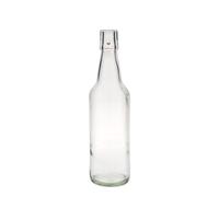 Bouteille de bière 500 ml, verre, ouverture : fermeture à bascule