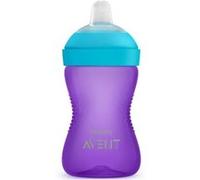 Bouteille de boisson Philips Avent SCF802/02 300 ml bec souple anti-fuite Violet et turquoise (bec blanc translucide) G