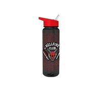 Bouteille de boissons Hellfire avec paille à feuilles flip - 25 oz / 700 ml