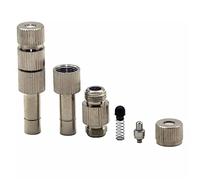 Bouteille de bronze, Buse de brumisation en laiton basse pression, 20 pièces, 6mm 0.1-0.8mm for le refroidissement extérieur des serres(0.6mm)