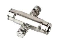 Bouteille de bronze, Buses de brouillard en laiton HP 12 pièces, connexion rapide 3/8 ", 10/24 UNC, 0.1-1.0mm, refroidissement extérieur(Nozzles+two-hole 180°,0.5mm)