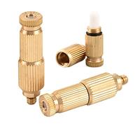 Bouteille de bronze, Buses de brumisation haute pression en laiton doré, avec filtre, 0.1-0.8mm, for le refroidissement extérieur, 5 pièces(0.2mm)