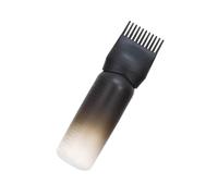 Bouteille de brosse de teinture pour cheveux - Applicateur de peigne à racines | Brosse applicatrice, bouteille d'huilage de cheveux réutilisable, récipient de peigne de de cuir chevelu de 6 o