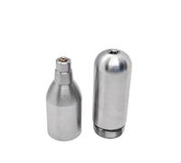 Bouteille de CO2 Rechargeable 12 g 16 g, Cartouches de CO2, Recharge, gonfleur de CO2 for pneus de vélo, équipement de Brassage avec Filetage(12g unthread)