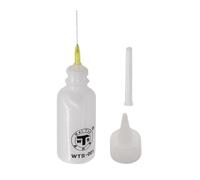 Bouteille de colle à colle à aiguilles - Applicateur de précision en PVC de 50 ml, conteneur de compression d'huile pour les fuites, outil liquide mince | Bouteille d'applicateur rechargeable