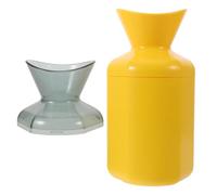 Bouteille de Cri 1 Set en Plastique Jaune, Forme Bocal Ergonomique