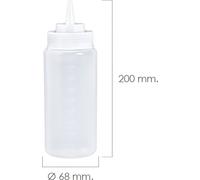 Bouteille de cuisine en plastique Bouteille 500 Ml.
