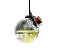 Bouteille de diffuseur en verre - Ensemble de pendentifs ďe parfum đe bouteille vide, b́outeille d́e parfum suspendue faite à la main pour voiture, diffuseur en verre décoratif automatique, pendentif
