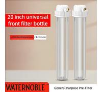 Bouteille de filtre anti-explosion de 20" x 2,5" pour toute la maison, pré-filtre central pour usage domestique, machine à eau pure pour boire directement. 6 Points