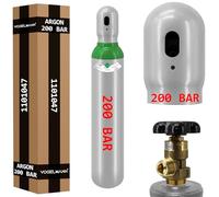 Bouteille de gaz Argon 4.8 - 8 l - 200 bar - Convient pour le soudage MIG/TIG en aluminium - Parfait pour les travaux de soudage