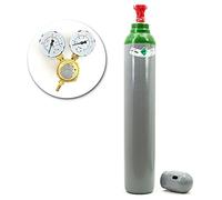 Bouteille de gaz argon pur (100%) - 10 litres de gaz de soudage TIG TIG - Légalisation 1,7 m3