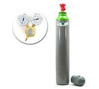 Bouteille de gaz avec réducteur d'argon (82 %) + CO2 10 litres 2,3 m3 de gaz de soudage MIG/MAG WIG