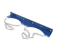 Bouteille de Gaz Bleu Support Mural Double pour 40l en Acier | Conception à Double Fente, Fixation Murale Stable, Organise Bouteilles D'oxygène et Gaz de Soudure