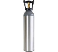 Bouteille de gaz carbonique Swan Co2 5kg avec bouchon de sécurité pour les fontaines à eau, les groupes frigorifiques et les distributeurs d'eau potable. Rechargeable, jusqu'à 900 litres d'eau gazeuse