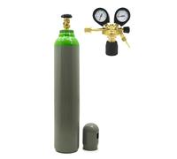 Bouteille de gaz de soudage Argon/CO2 Mix 8 l 150 bar avec réducteur de pression 6,3 mm Bestschweissen.de - Gaz de protection de qualité supérieure pour des travaux de soudage MIG/MAG sûrs, précis et