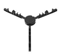 Bouteille de Gaz Noire Support Pliable, Base Camping en Plastique | Stabilisateur Compact, pour Propane et Canisters, Léger, Pliable, Camping et Randonnée