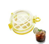 Bouteille de glaçons avec paille - Bac à glaçons pour congélateur avec retrait facile - Démoulage rapide et passe au lave-vaisselle pour cocktails, whisky, lait et boissons froides