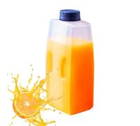 Bouteille De Jus Avec Couvercle - Dispensateur De Boisson | Compatible Avec Les Bouteilles De Jus Froid | 2L Dispensateur De Boissons Froides, Prévention Des Fuites, Eau, Café, Thé Glacé, Limonade, La