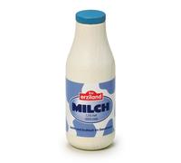 Bouteille de lait en bois - Erzi - Hauteur 11 cm - Jeu d'imitation pour enfant