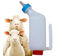 Bouteille de lait d'agneau, biberon pour agneaux - Seau à lait en bouteille d'agneau | Mangeoire à lait suspendue avec échelle claire, biberon de chèvre à tétine souple, biberon d'alimentation d'agnea