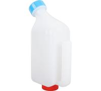 Bouteille de lait de chèvre à double bouchon Hanging Design Multifonctionnel Veaux Agneaux Alimentation pour agriculteur