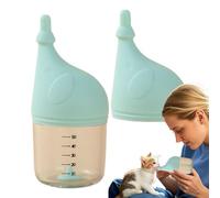 Bouteille de lait pour bébé et animal de compagnie - Nourriture au lait éléphant - Distributeur d'eau pour chiens et chatons - Bouteille à tétons remplaçable pour nouveau-nés et jeunes animaux