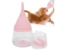 Bouteille de Lait pour Chaton, Biberon pour Chiot de Conception de gouttelettes d'eau de Dessin animé de 35 ML, Mangeoire à Lait pour Chiots pour Petits Animaux, biberon pour Animaux de Goowafur