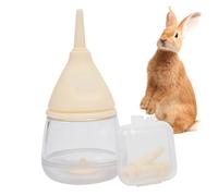 Bouteille de Lait pour Chaton - Bouteille de Chaton de Conception de gouttelettes d'eau de Dessin animé de 35 ML,Mangeoire biberon pour Chatons Nouveau-nés, Chiots, Lapins, Petits Animaux, Zankie