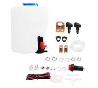 Bouteille de lave glace universel pare brise lave glace pompe bouteille réservoir Kit outils de nettoyage 12 V pour voiture classique, fenêtres et pare brise