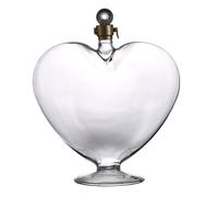 Bouteille de liqueur en forme de cœur en Borosilicate artistique, améliore la saveur, distributeur de vin d ' amour creux Unique, verrerie mettant en valeur la liqueur Fine