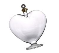 Bouteille de liqueur en forme de cœur en Borosilicate artistique, améliore la saveur, distributeur de vin d ' amour creux Unique, verrerie mettant en valeur la liqueur Fine