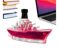 Bouteille de liqueur en verre 350 ml avec motif de guerre vide