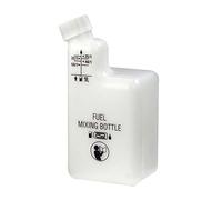 Bouteille de mélange d'huile pour moteur à 2 temps - 1 litre - Pour tronçonneuse, débroussailleuse, souffleur, entretien - Outil de jardinage - Mélangeur de carburants
