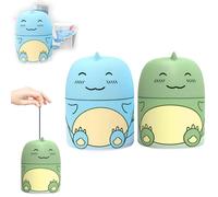 Bouteille de nettoyage automatique pour cuvette de toilette en forme de dinosaure, avec corde de transport, trois parfums, jasmin océan, pêche pendant 90 jours, facile à utiliser, laissant un parfum