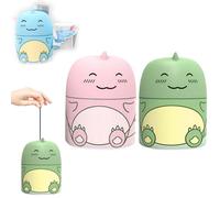 Bouteille de nettoyage automatique pour cuvette de toilette en forme de dinosaure, avec corde de transport, trois parfums, jasmin océan, pêche pendant 90 jours, facile à utiliser, laissant un parfum
