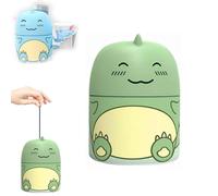 Bouteille de nettoyage automatique pour cuvette de toilette en forme de dinosaure, avec corde de transport, trois parfums, pêche au jasmin océan, pour 90 jours, facile à utiliser, laissant un parfum