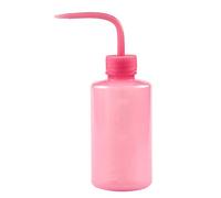 Bouteille de Nettoyage de Cils avec Bec coudé Anti-fuite, Facile à Utiliser, Conservation des Liquides, Matériau de qualité Supérieure, Rose 250ml