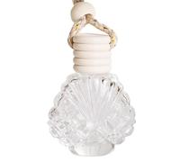 Bouteille de parfum pour voiture en verre - Portable - Désodorisant transparent et léger - Parfum d'aromathérapie - Bouteille pour accessoires de rétroviseur pour architecture intérieure