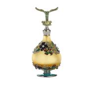 Bouteille de parfum Vintage en métal et émail, récipient verre givré, bouchon créatif oiseau/papillon, rechargeable, huile essentielle, cadeau, 1 pièce Pour Commode,Décoration De Table(Hummingbird)