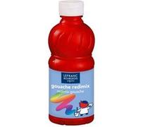 Bouteille De Peinture Gouache Liquide - Redimix - 250 Ml - Rouge Primaire - Lefranc Bourgeois Rouge