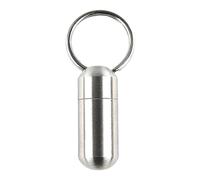 Bouteille de pilules en acier inoxydable résistant à l'eau et facile à transporter - Boîte de rangement adaptée pour les activités de plein air - Boîte de médicaments de crise en plein air